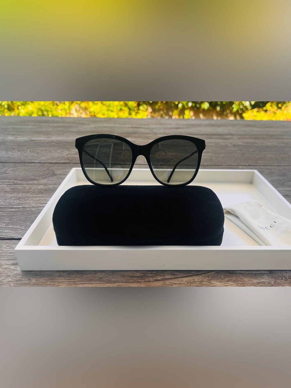 Authentic Gucci GG0654S Black Women's Sunglasses